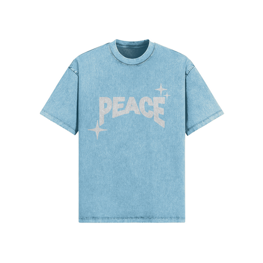 Peace Snow Wash T-shirt