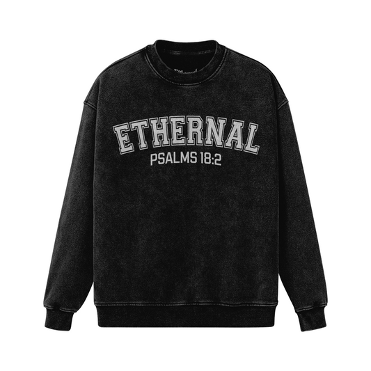 Psalms 18:2 Faded Sweatshirt